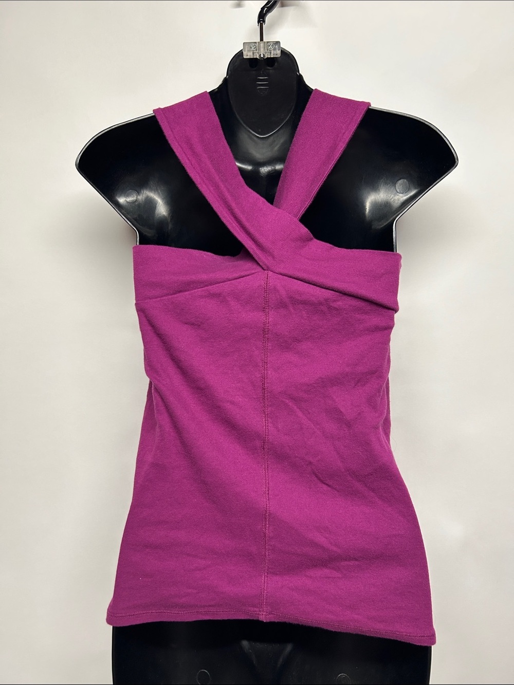 Free people size medium purple tank top crisscross straps - Picture 2 of 3